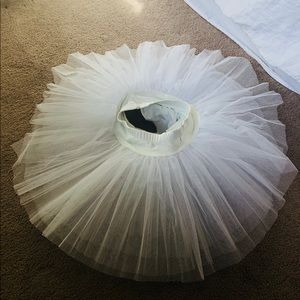 White Ballet Pancake Tutu ✨